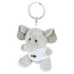 Plush elephant, keyring | Hugo