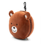 Plush teddy bear, travel pillow, eye mask | Ren - Image 2