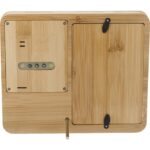 Bamboo weather station, photo frame - Image 4