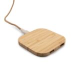 Bamboo wireless charger 10W B'RIGHT | Jazzlyn - Image 3