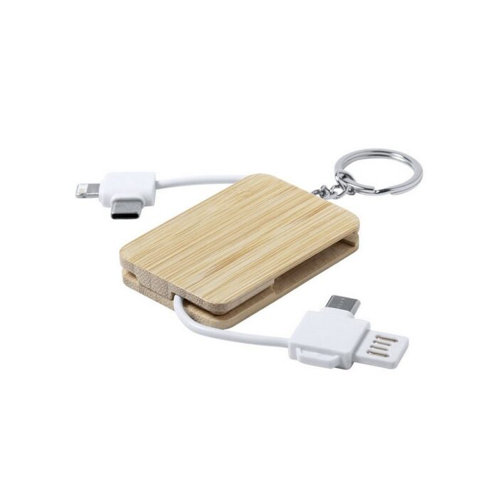 axpol-V0182-0-V0182-02_AAA01.jpg Charging cable, bamboo keyring - Image 1