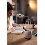 Desk lamp, wireless speaker 3W, phone stand, pen holder | Asar - Image 2