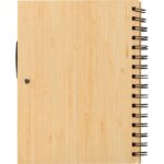 Bamboo notebook A5 with ball pen - Image 4