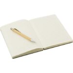 Bamboo notebook approx. B6 with ball pen - Image 3