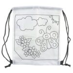 Drawstring bag for colouring, felt tip pens - Image 4