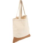Cotton shopping bag with cork element - Image 2