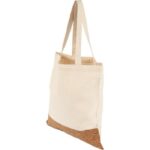 Cotton shopping bag with cork element - Image 3
