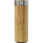Bamboo thermos 420 ml with sieve stopping dregs - Image 2