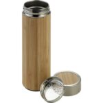Bamboo thermos 420 ml with sieve stopping dregs - Image 4