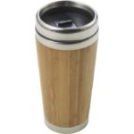 Bamboo thermo mug 400 ml - Image 4