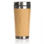Bamboo thermo mug 500 ml | Mark - Image 5