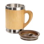 Bamboo thermo mug 300 ml | Kol - Image 5