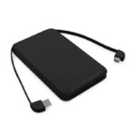 Power bank 5000 mAh with integrated cables, adapter included | Presley - Image 4