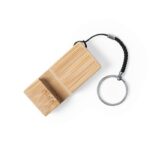 Bamboo keyring, phone stand - Image 3