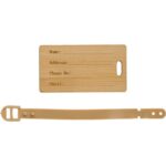 Bamboo luggage tag - Image 3