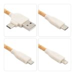 Cork charging cable B'RIGHT, bamboo element, keyring | Antez - Image 5