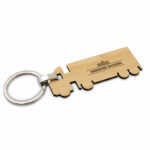 Bamboo keyring "truck" | Tuva