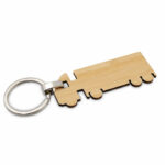 Bamboo keyring "truck" | Tuva - Image 3