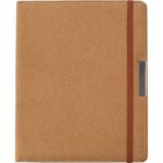 Cork conference folder with notebook