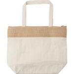 Cotton and jute cooler bag - Image 3