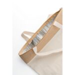 Cotton and jute cooler bag - Image 4