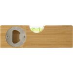 Bamboo bottle opener, spirit level - Image 2