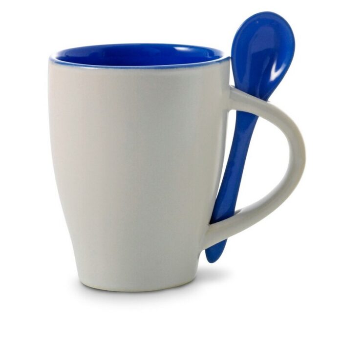 axpol-V5269-0-V5269-04_AAA01.jpg Ceramic mug 300 ml with spoon - Image 1