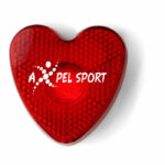 Flashing light "heart" with clip - Image 3