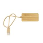 Bamboo USB and USB-C hub B'RIGHT | Kenzie - Image 4