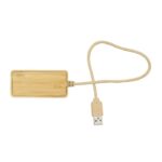 Bamboo USB and USB-C hub B'RIGHT | Kenzie - Image 5