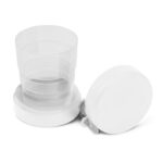 Foldable travel mug 220 ml with carabiner clip - Image 2