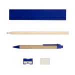 School set, pencil case, pencil, ball pen, ruler, eraser and pencil sharpener | Tobias - Image 3