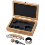 Bamboo wine set, 3 pcs - Image 2