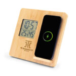 Bamboo wireless charger 10W, weather station | Kahele