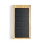 Bamboo wireless power bank 10000 mAh, wireless charger 5W, solar charger - Image 5