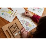 Colouring set, colouring pencils, pencil sharpener, eraser | Legend - Image 2