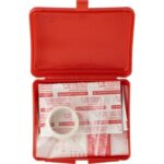 First aid kit in plastic case, 10 pcs - Image 3