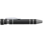 Tool set, screwdriver, 8 bits, 3 LED telescopic torch - Image 5