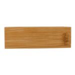 Bamboo cup coaster set, 4 pcs - Image 5