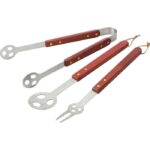 Apron with football barbecue set, 3 pcs - Image 2