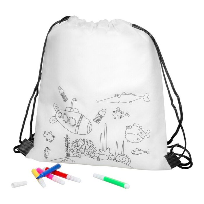 axpol-V9827-0-V9827.0-02_AAA01.jpg Drawstring bag for colouring, felt tip pens | Franklin - Image 1