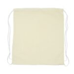 Cotton drawstring bag | Trey - Image 4