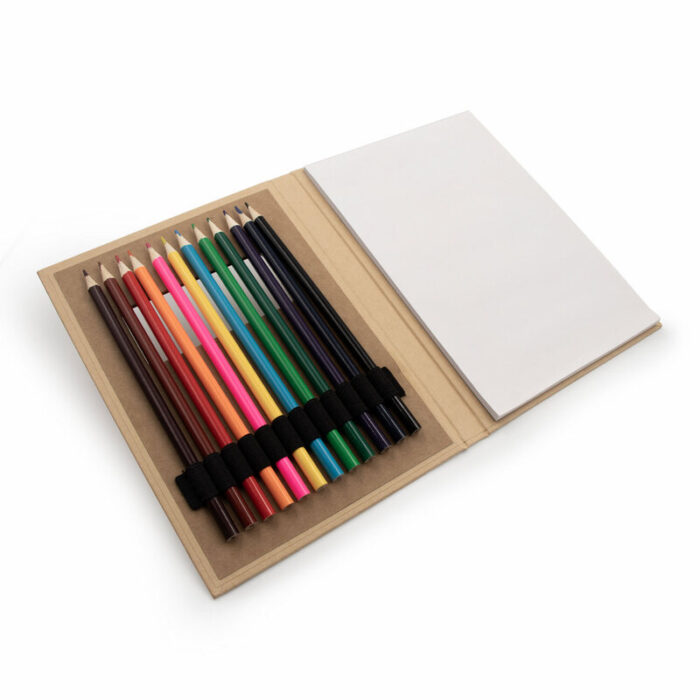 axpol-VA053-0-VA053-00_AAA01.jpg Coloured pencil set, notebook | Paddy - Image 1
