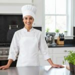 Cook set, kitchen apron and cook cap, children size | Nedina - Image 2