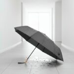 RPET windproof manual umbrella, foldable | Uksan - Image 2