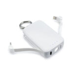 Power bank 4000 mAh, carabiner and 1W light | Dimetrice - Image 3