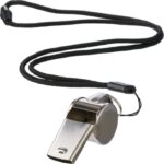 Whistle with neck cord