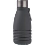 Foldable sports bottle 550 ml with carabiner