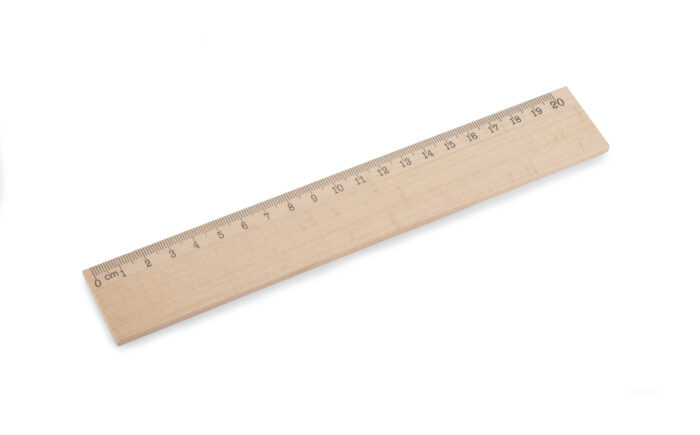 bluecollection-17905-0-17905-17.jpg Wooden ruler 20 cm DALJO - Image 1