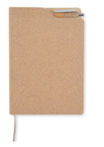 Cork notebook with pen TESSO A5 - Image 4